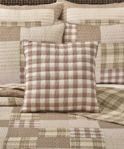 Mayfair 18 Square Quilted Decorative Throw Pillow