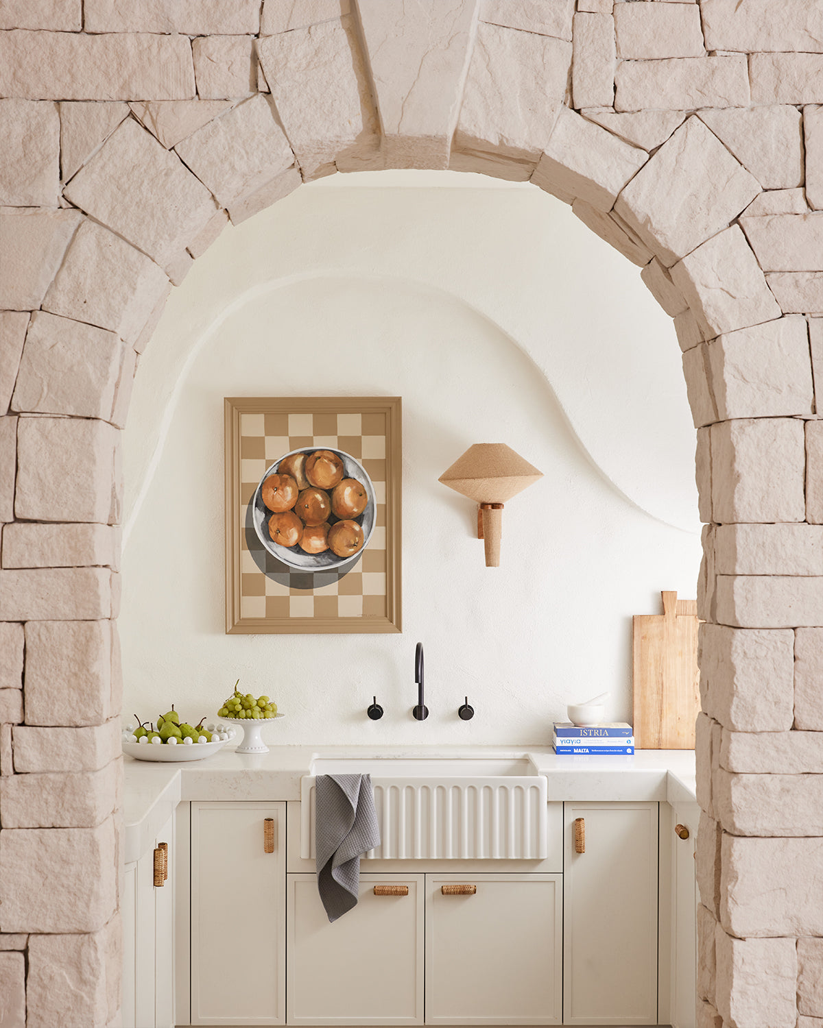 Mineral 100% French Flax Linen Waffle Hand and Face Towel - Image 3