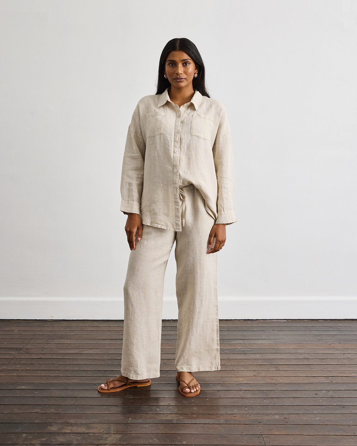 Long Lounge Set in Oatmeal