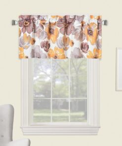 Pair of Leahanna Window Valance 52Wx18L (Set of 2)