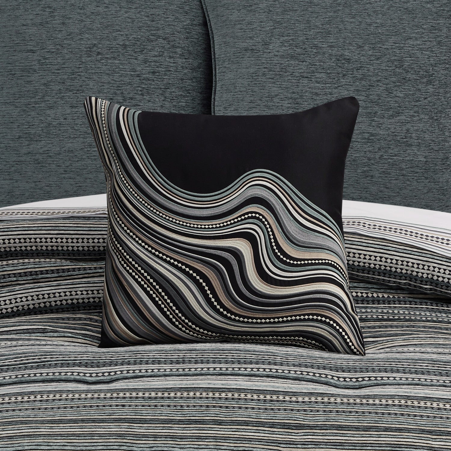 Parallel 18 Square Decorative Throw Pillow - Image 2