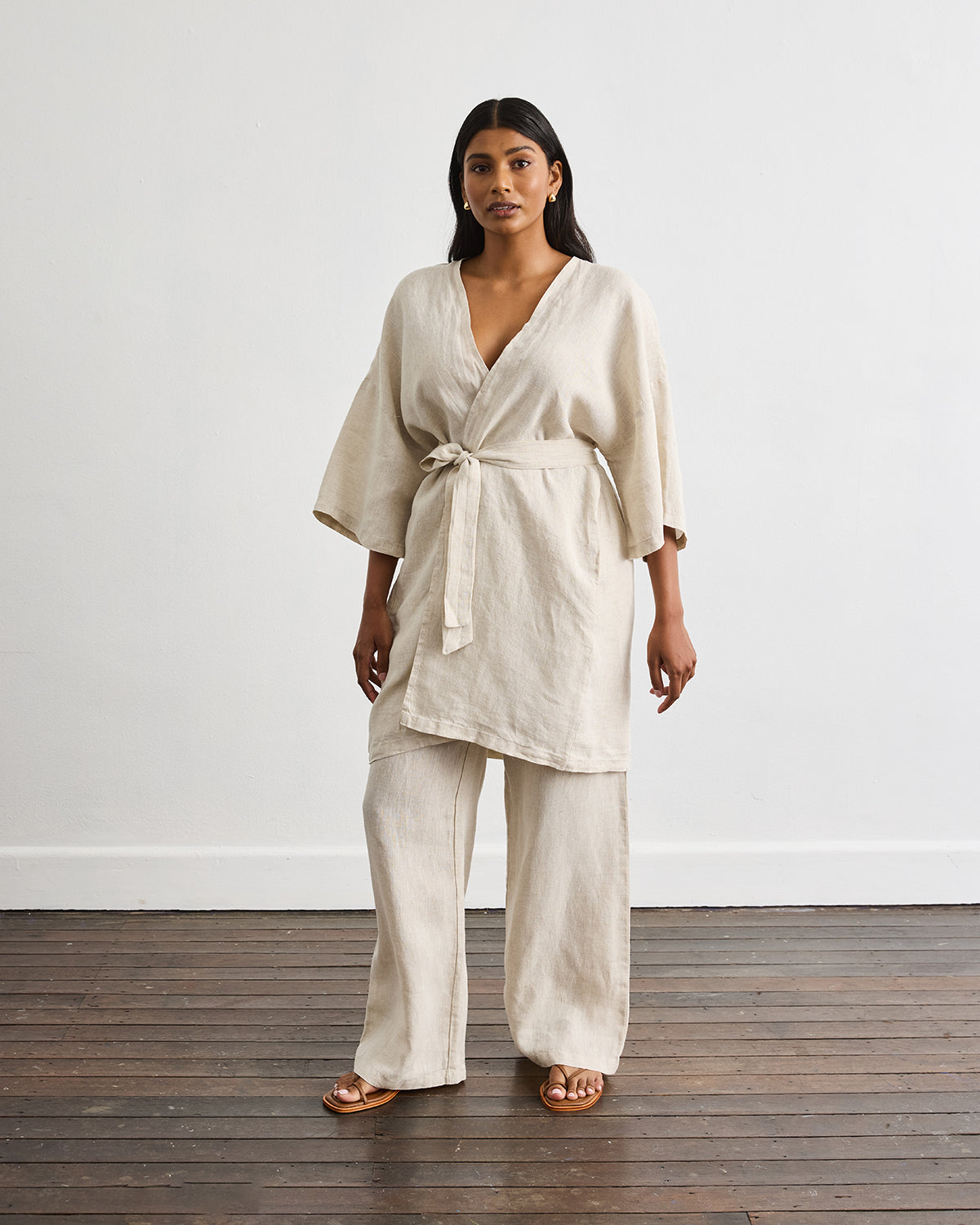 Robe Set in Oatmeal - Image 2