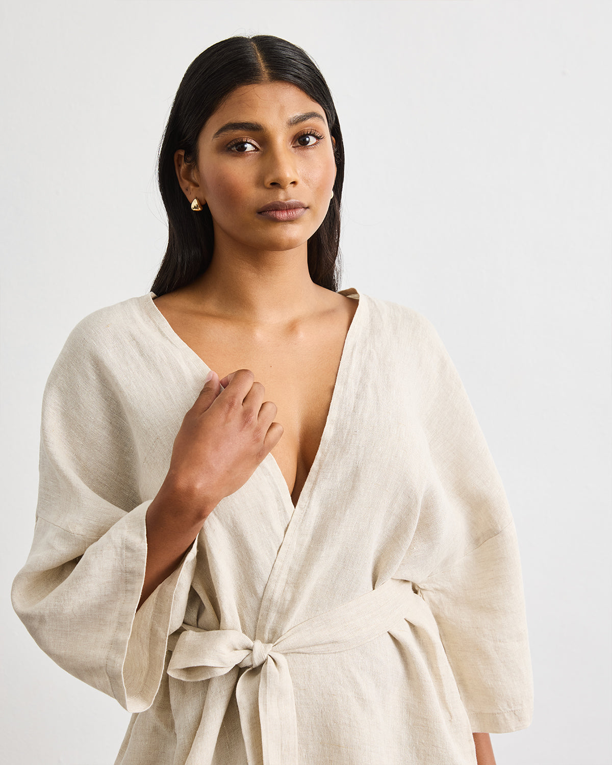 Robe Set in Oatmeal - Image 7
