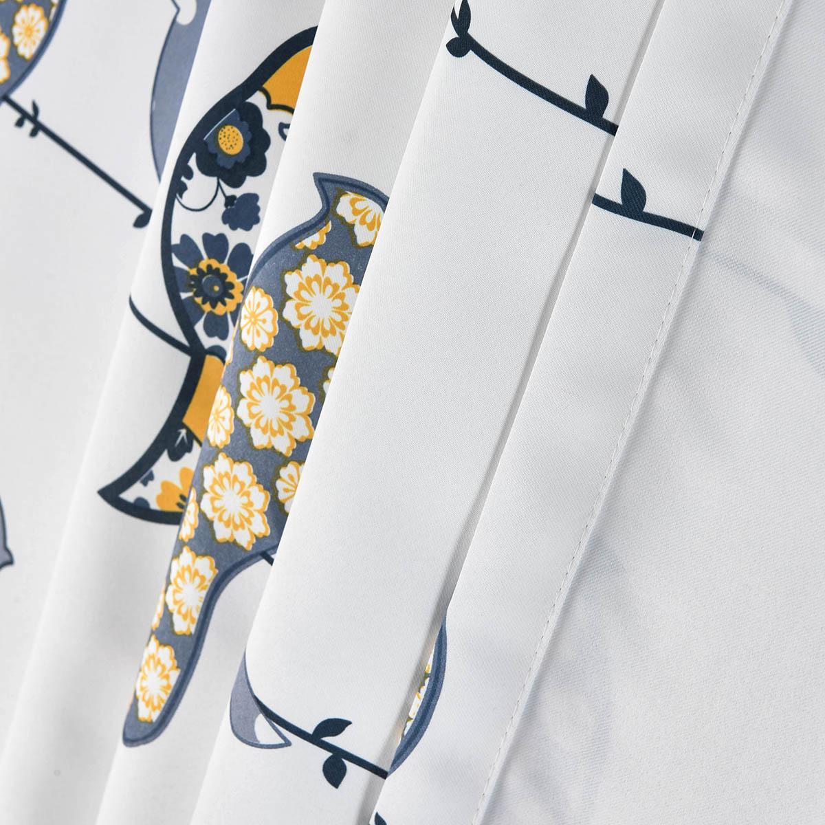 Room Darkening Birds Curtain Panel Pairs (Set of 2) - Image 2