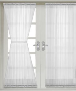 Abri Door Curtain Panel Crushed Sheer (Single)