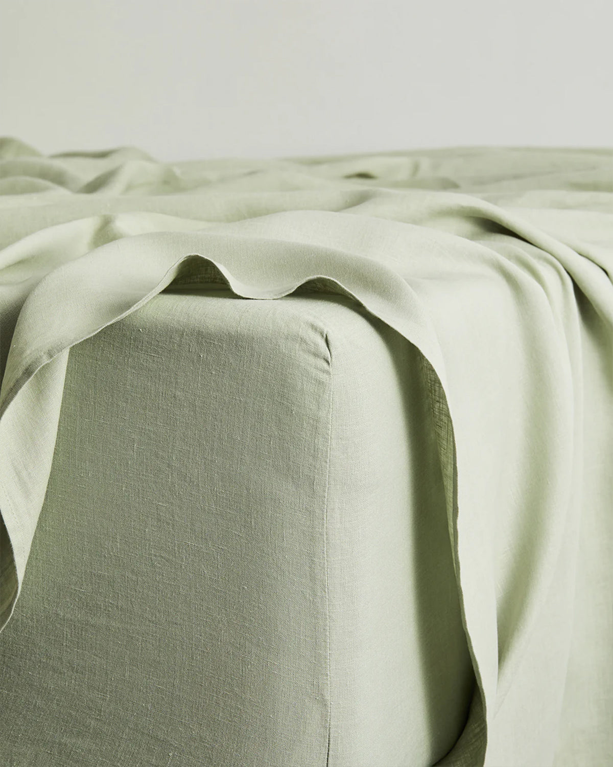 Olive & Sage 100% French Flax Linen Bedding Bundle - Image 3