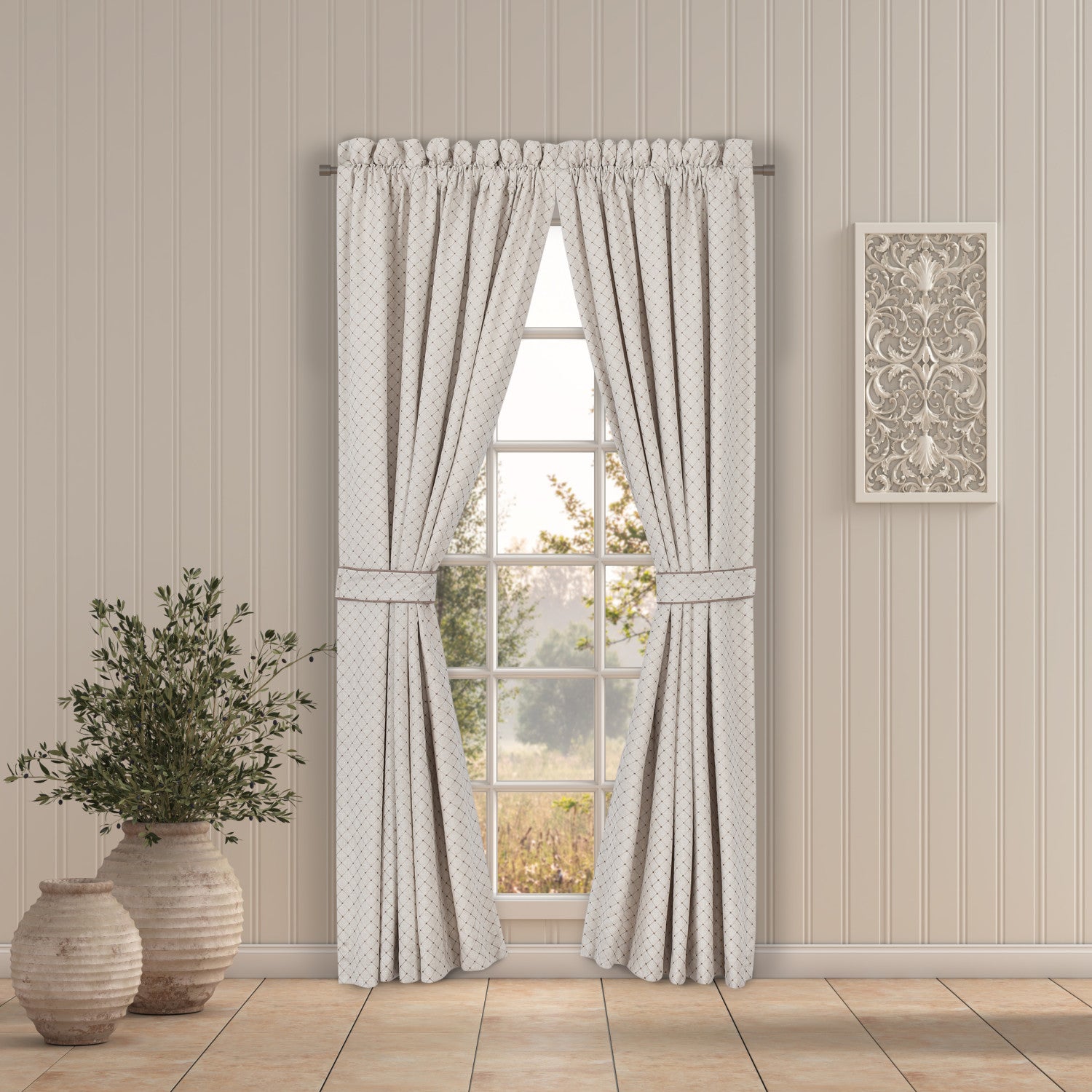 Santa Rosa Window Panel Pair - Image 2