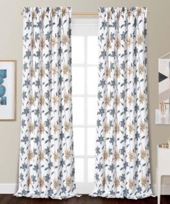 Shahd Room Darkening Curtain Panels Pair ( Set of 2 )