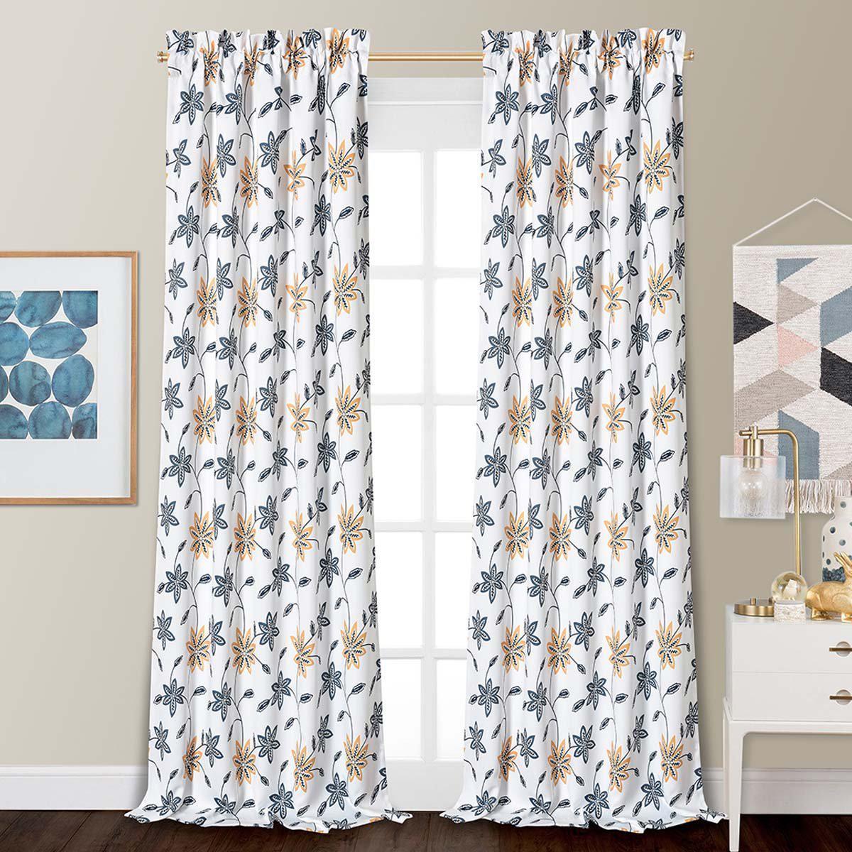 Shahd Room Darkening Curtain Panels Pair ( Set of 2 ) - Image 3