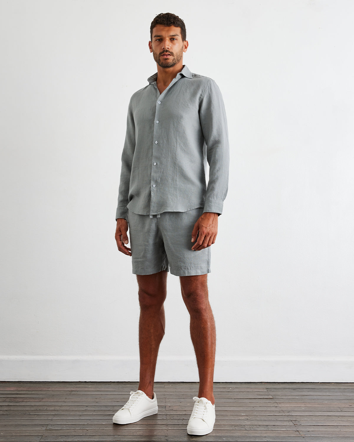 Mineral 100% French Flax Linen Men's Shorts - Image 2