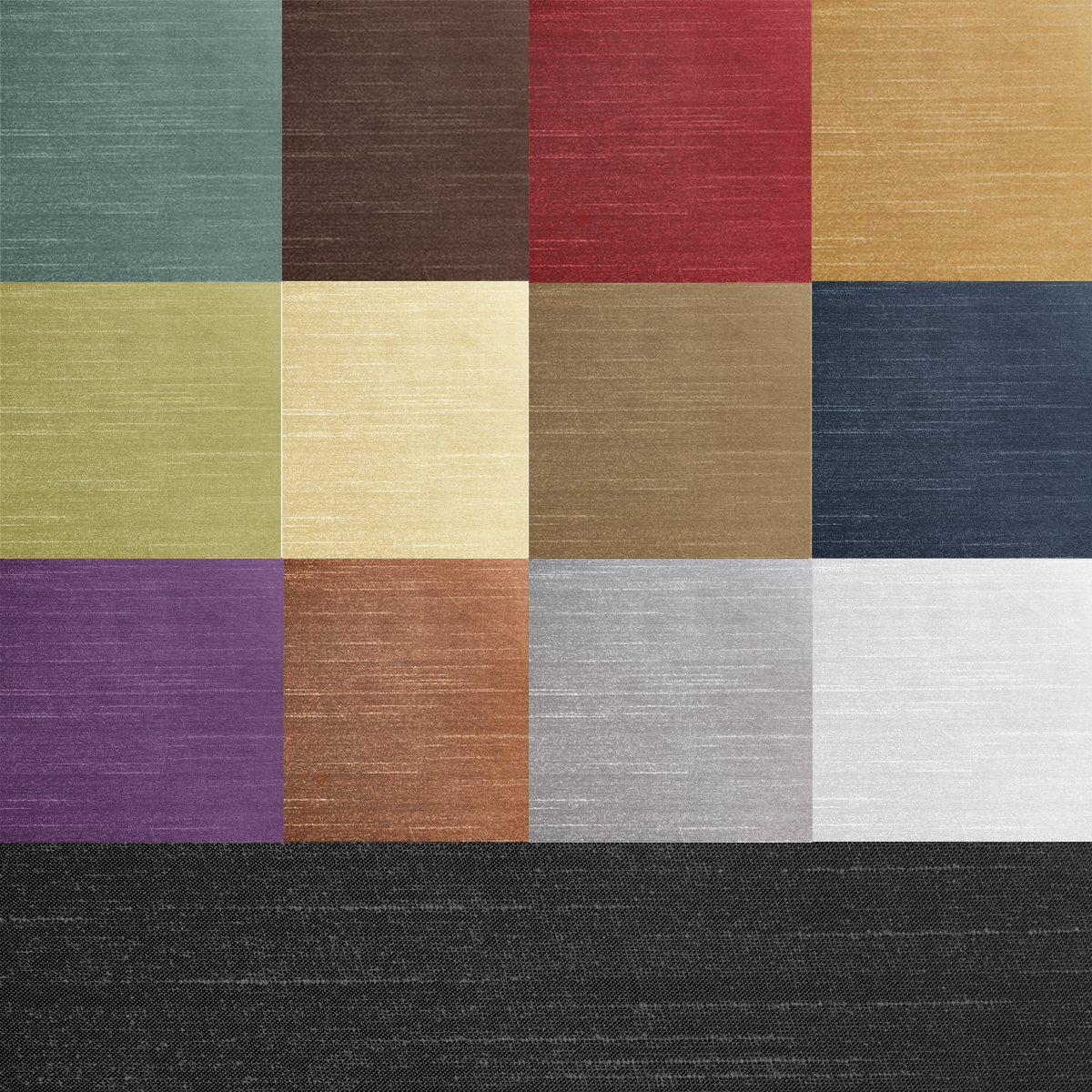 Soho Faux Silk Rod Pocket Window Treatment Scarf or Panel (Single) - Image 6