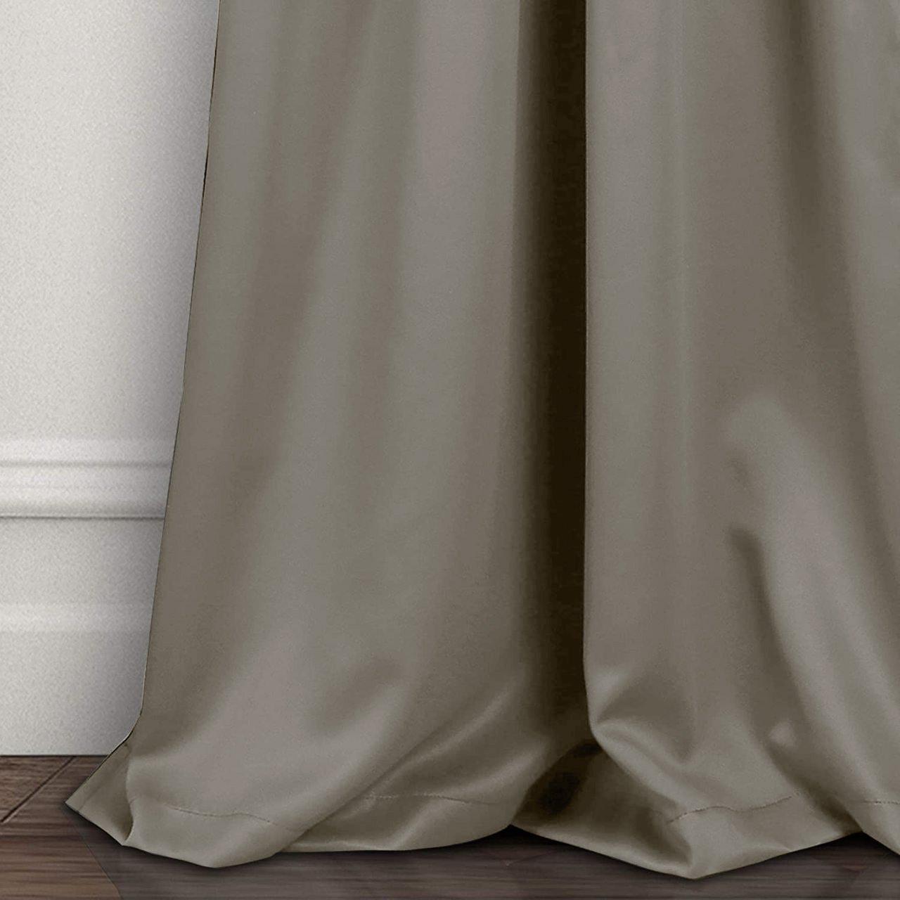 Grey Room Darkening Curtain Panel Pair - 55 W X 98 L (Set of 2) - Image 4