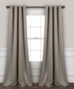 Grey Room Darkening Curtain Panel Pair - 55 W X 98 L (Set of 2)