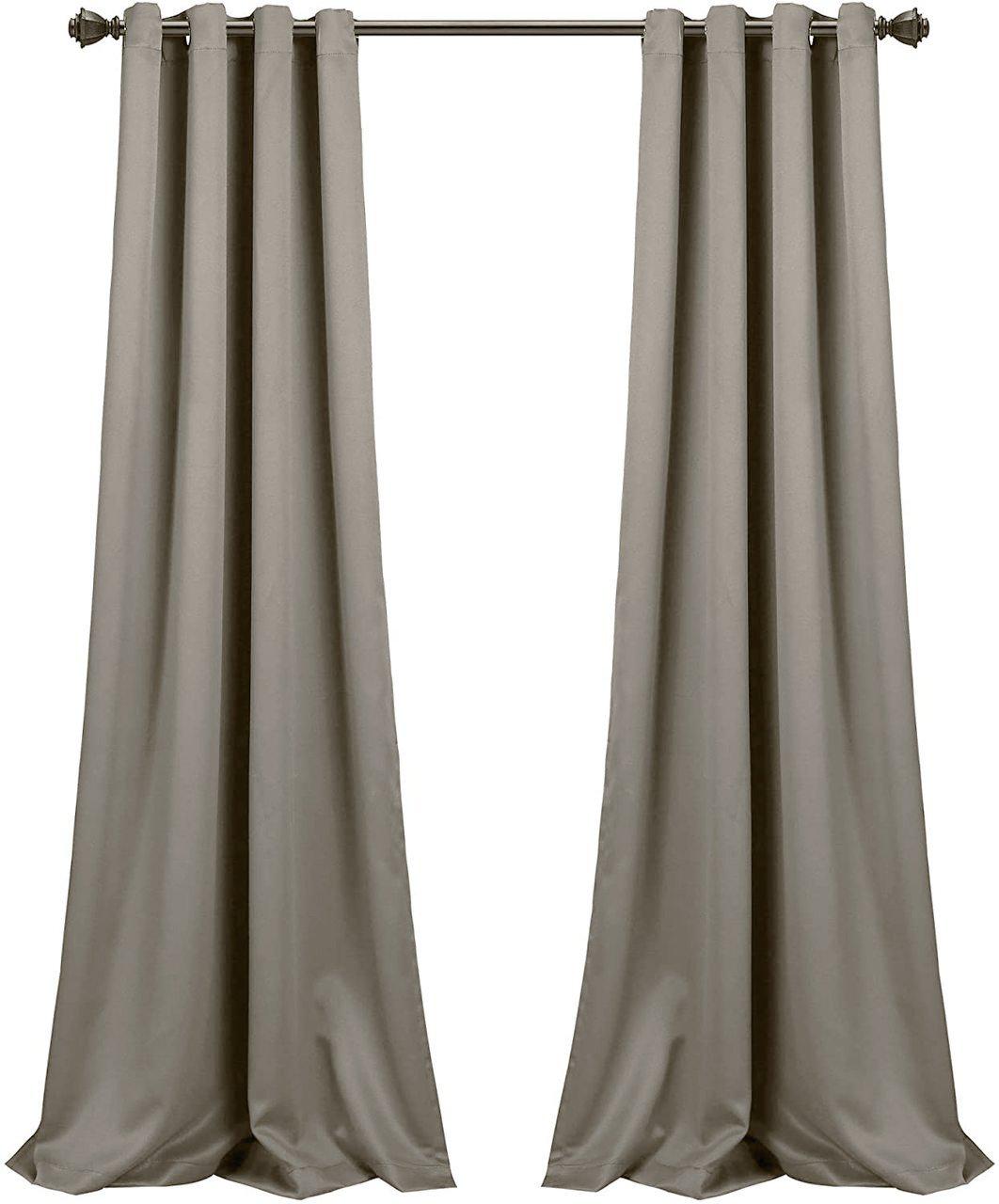 Grey Room Darkening Curtain Panel Pair - 55 W X 98 L (Set of 2) - Image 3