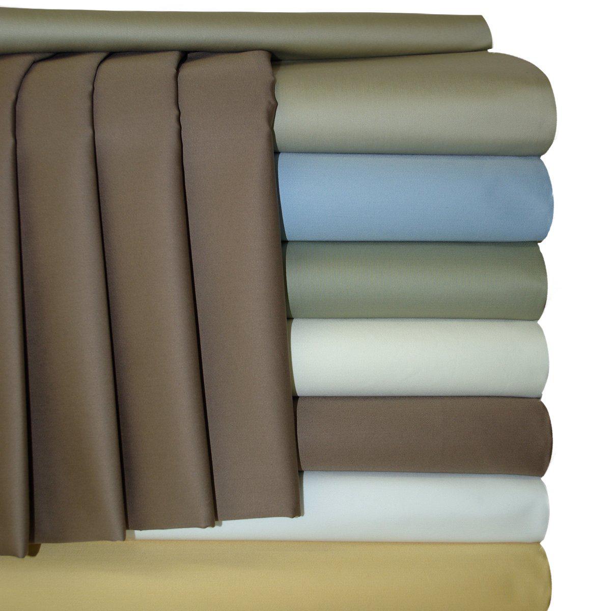 Extra Deep Pockets (22 inches) Sheet Set - Solid 300 Thread Count - Image 6
