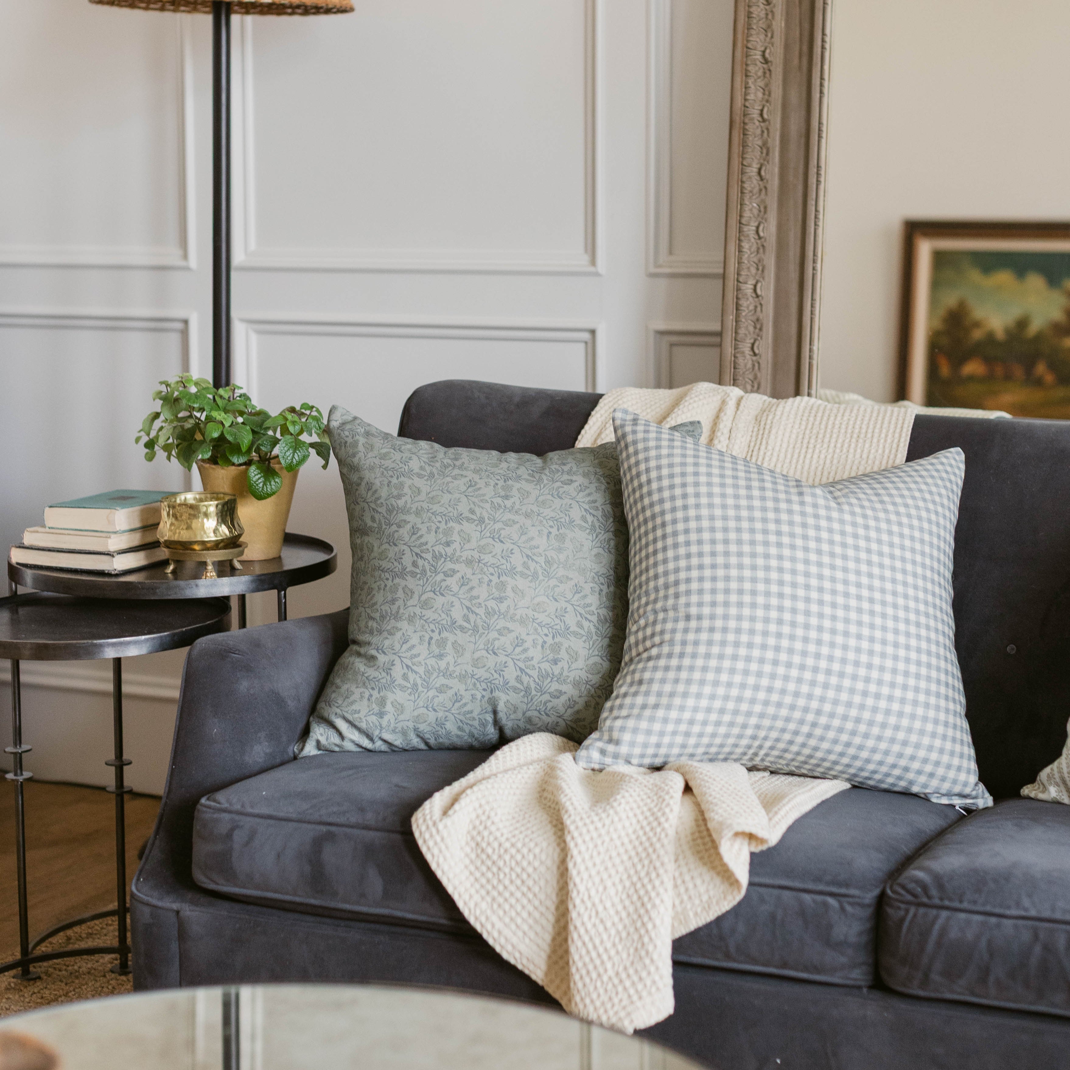 Dusty blue Gingham - 18 | 20 | 22 | 26 - Image 12