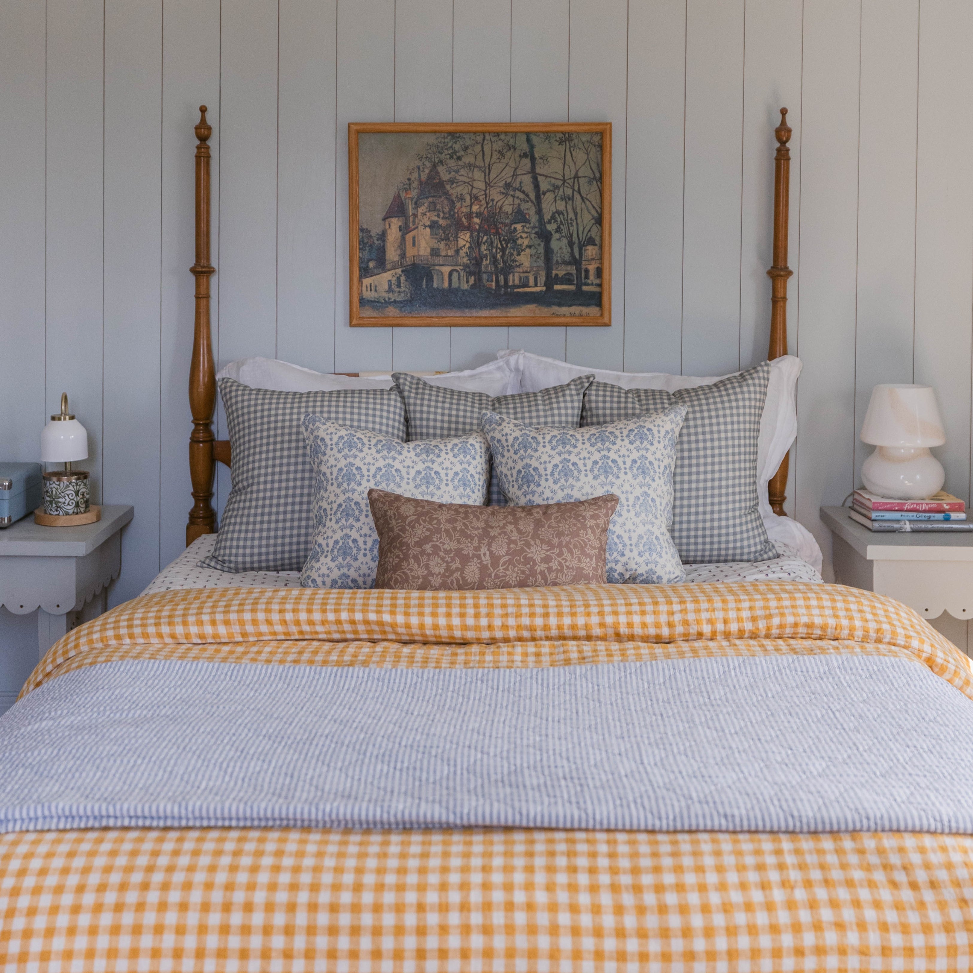 Dusty blue Gingham - 18 | 20 | 22 | 26 - Image 17