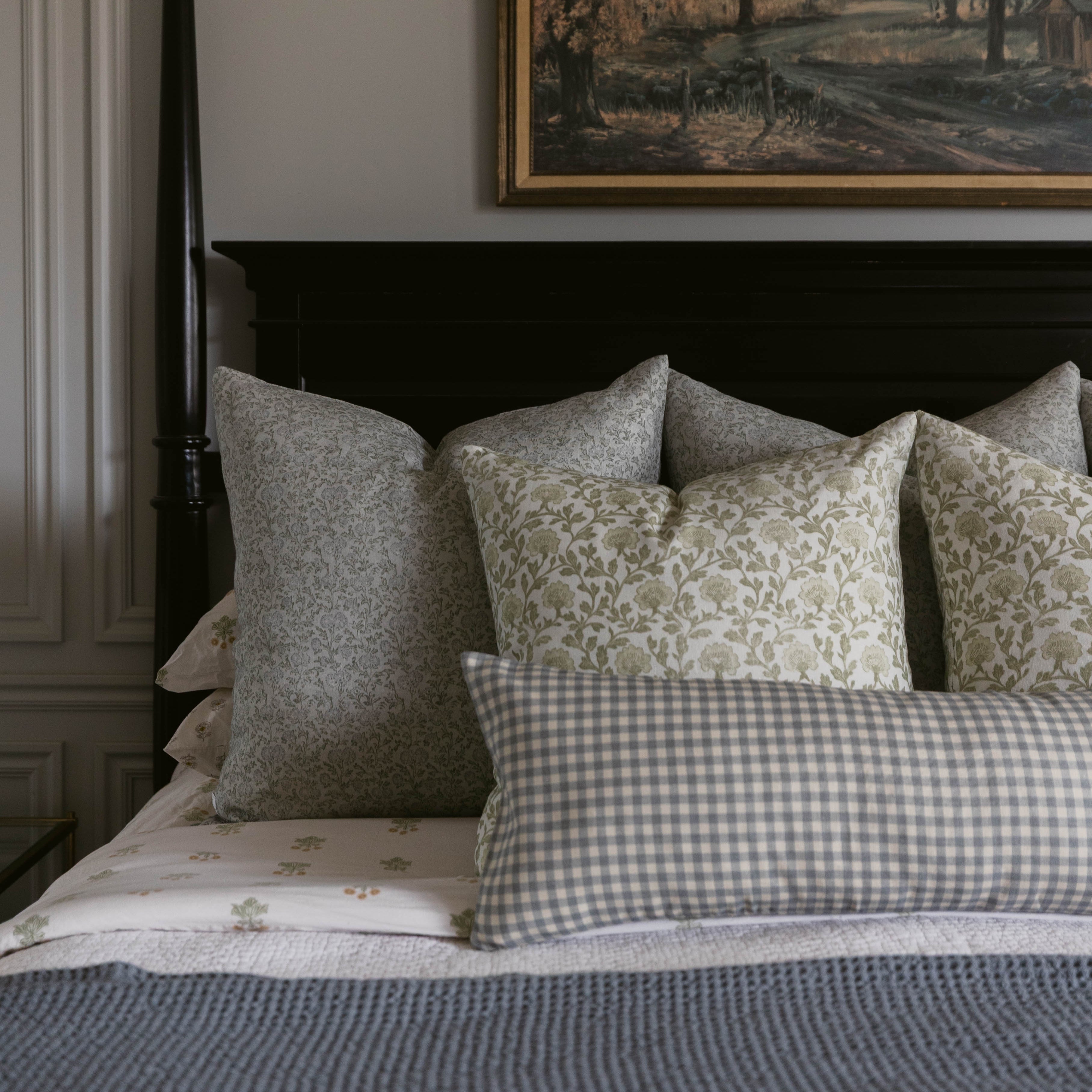 Dusty Blue Gingham- 12x20 | 12x40 - Image 6