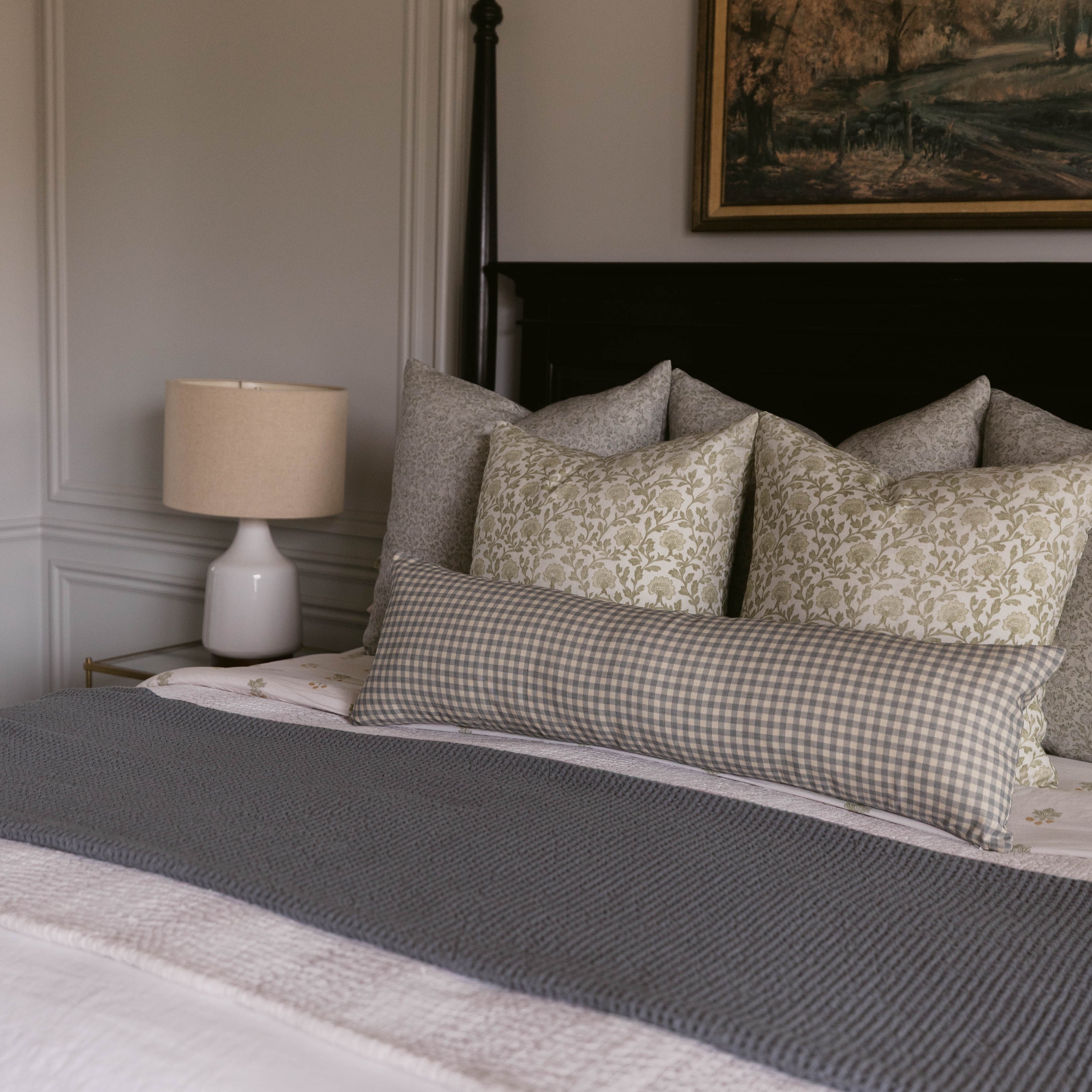 Dusty Blue Gingham- 12x20 | 12x40 - Image 7