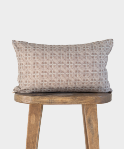 Fleur Grid Lumbar In Brown - 12x20