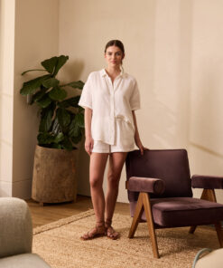 Short Lounge Set in White