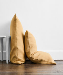 Caramel 100% French Flax Linen Pillowcases (Set of Two)