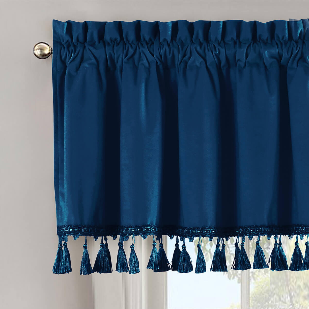 Heavyweight Velvet Straight Valance 52Wx19L (Single) - Image 5