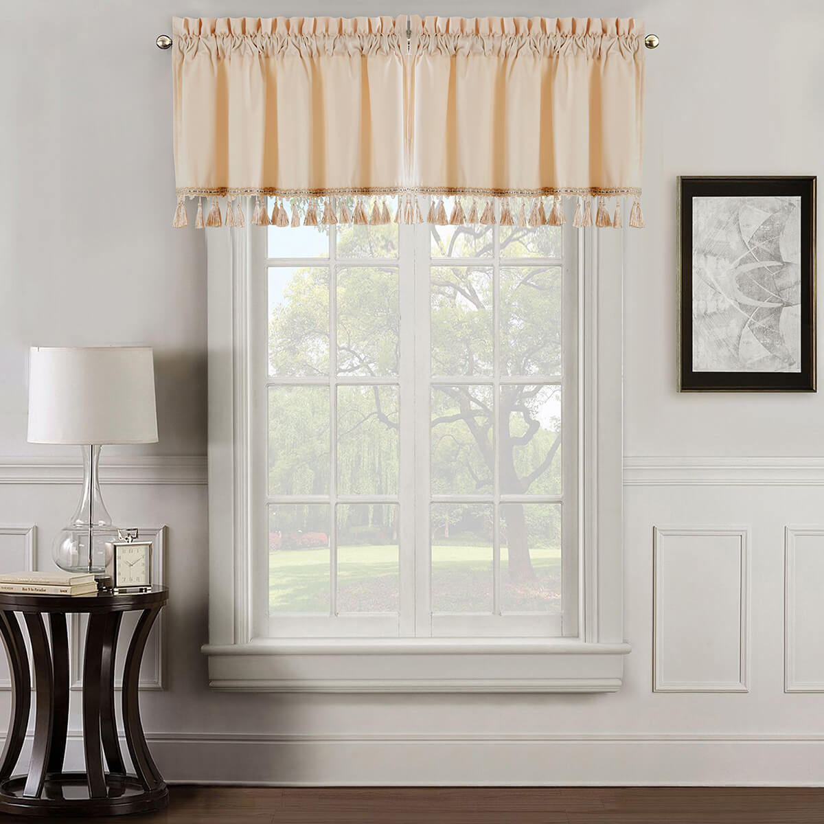 Heavyweight Velvet Straight Valance 52Wx19L (Single)
