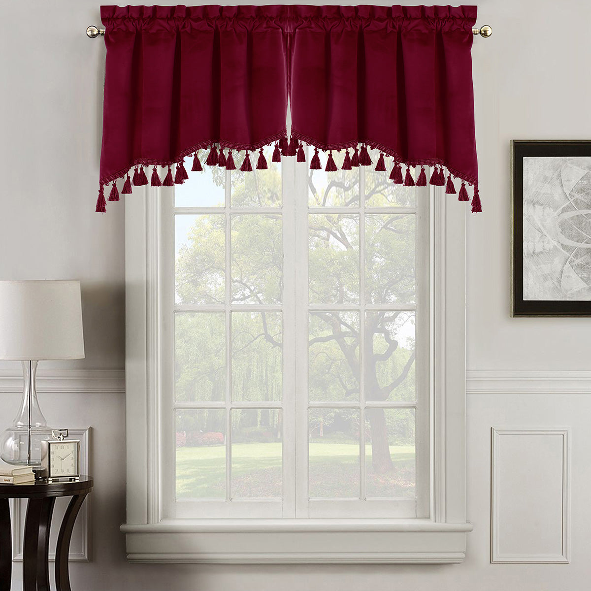 Heavyweight Velvet Swag Valance 70Wx30L - Image 18