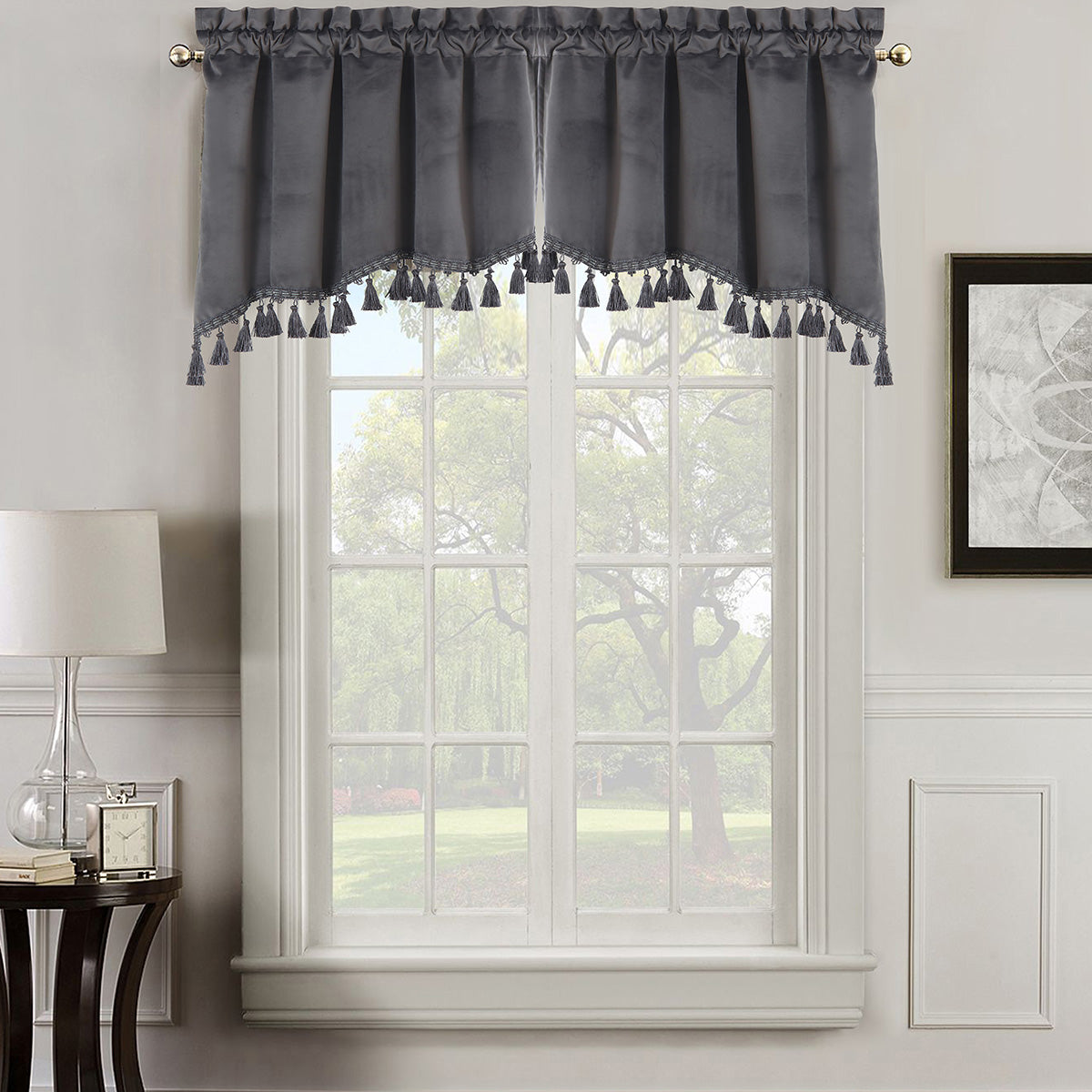 Heavyweight Velvet Swag Valance 70Wx30L - Image 19