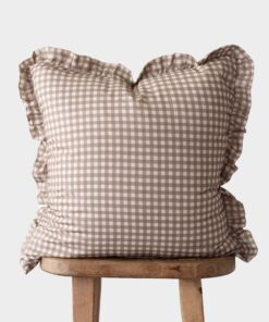 Tan Gingham Ruffle - 18 | 22 | 26