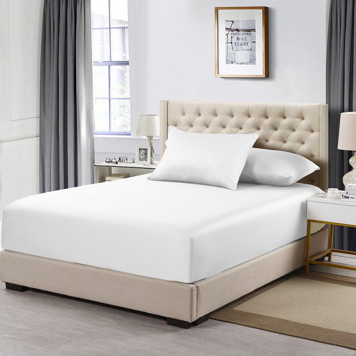 Percale Extra Deep Fitted (22 Inches) Fitted Sheet Only - Image 7