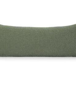Uma Olive Boucle. 14x36 Large Lumbar