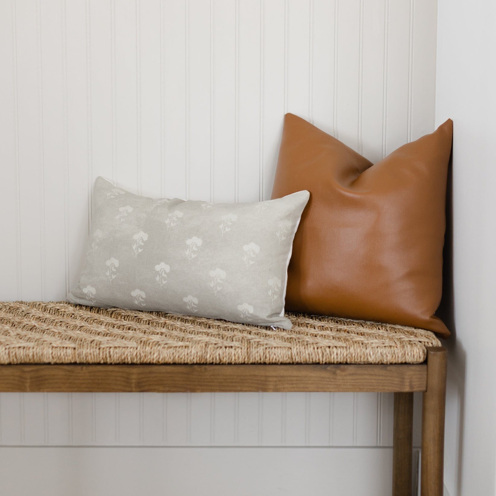 Fleur - Gray Floral Lumbar - 12x20 | 12x40 - Image 9