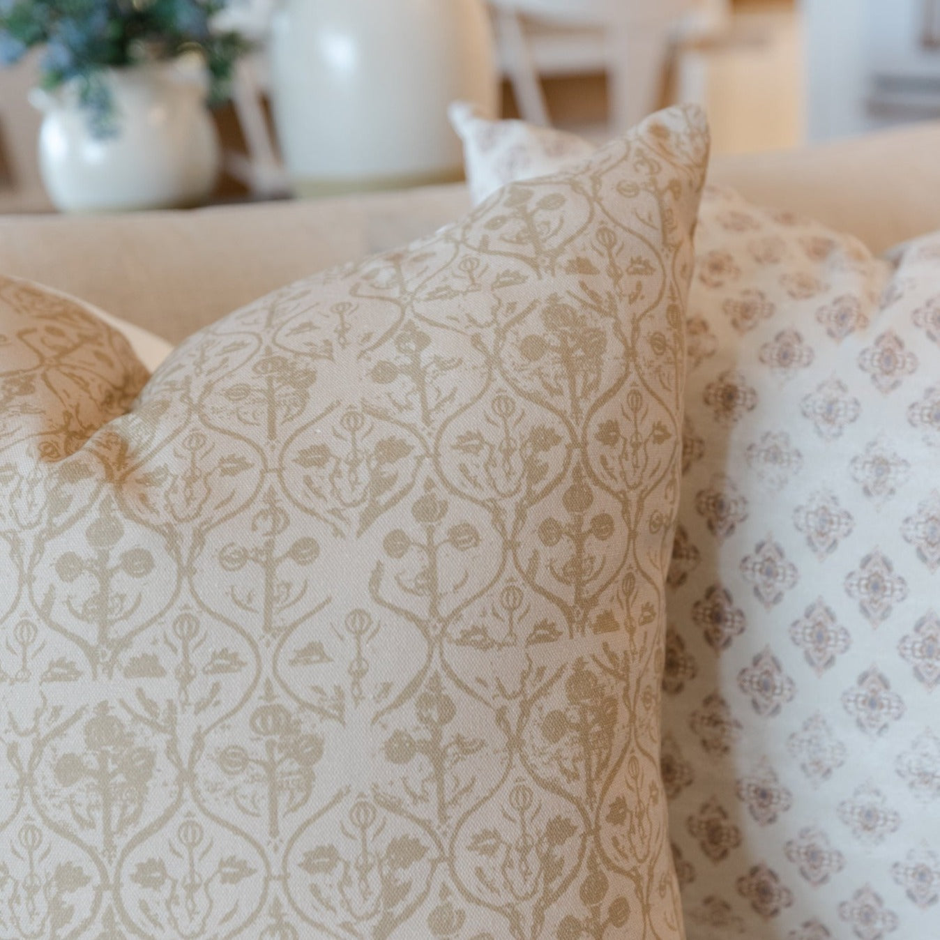 Hourglass Floral Pillow Cover - 18 | 22 - Image 8