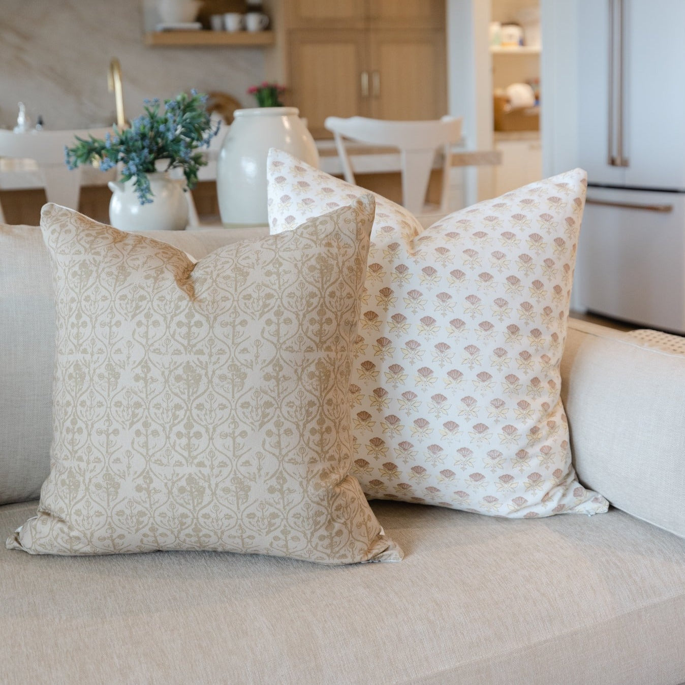 Hourglass Floral Pillow Cover - 18 | 22 - Image 7