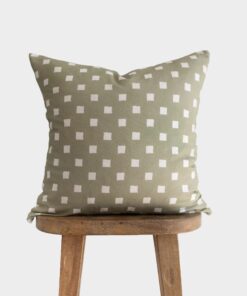 Olive Spaced Check - 18 | 22 | 12x20