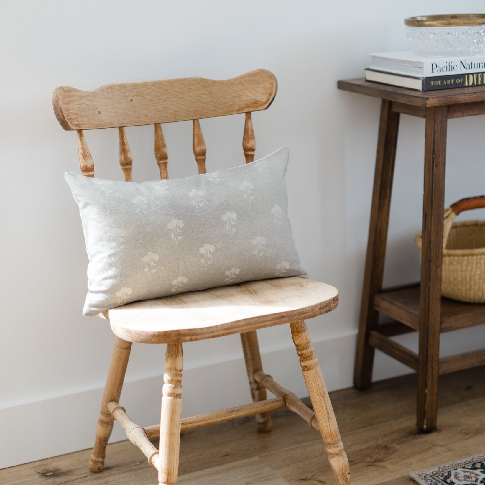 Fleur - Gray Floral Lumbar - 12x20 | 12x40 - Image 8