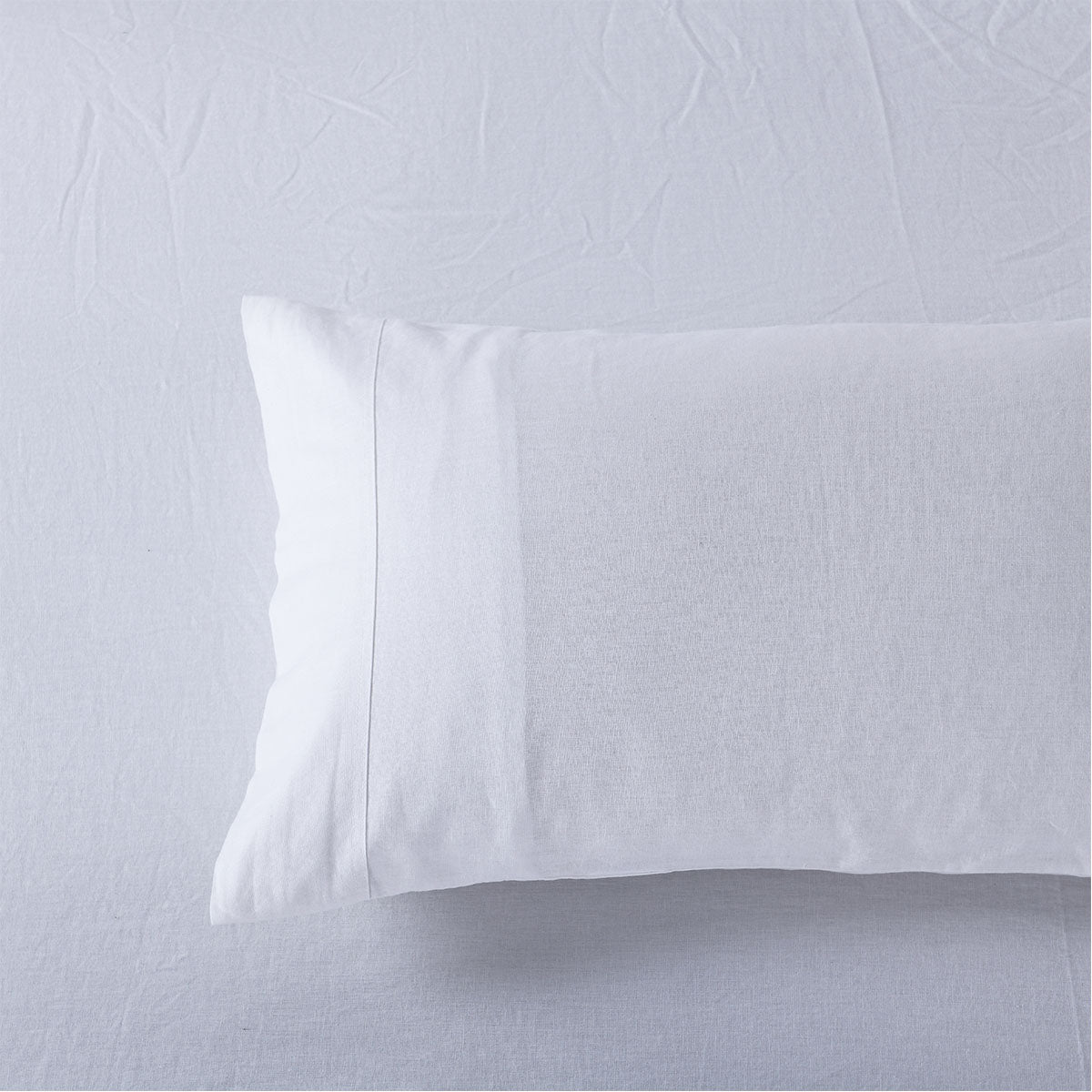 Pre-Washed Belgian Flax Linen Cotton Pillowcases (Pair) - Image 10