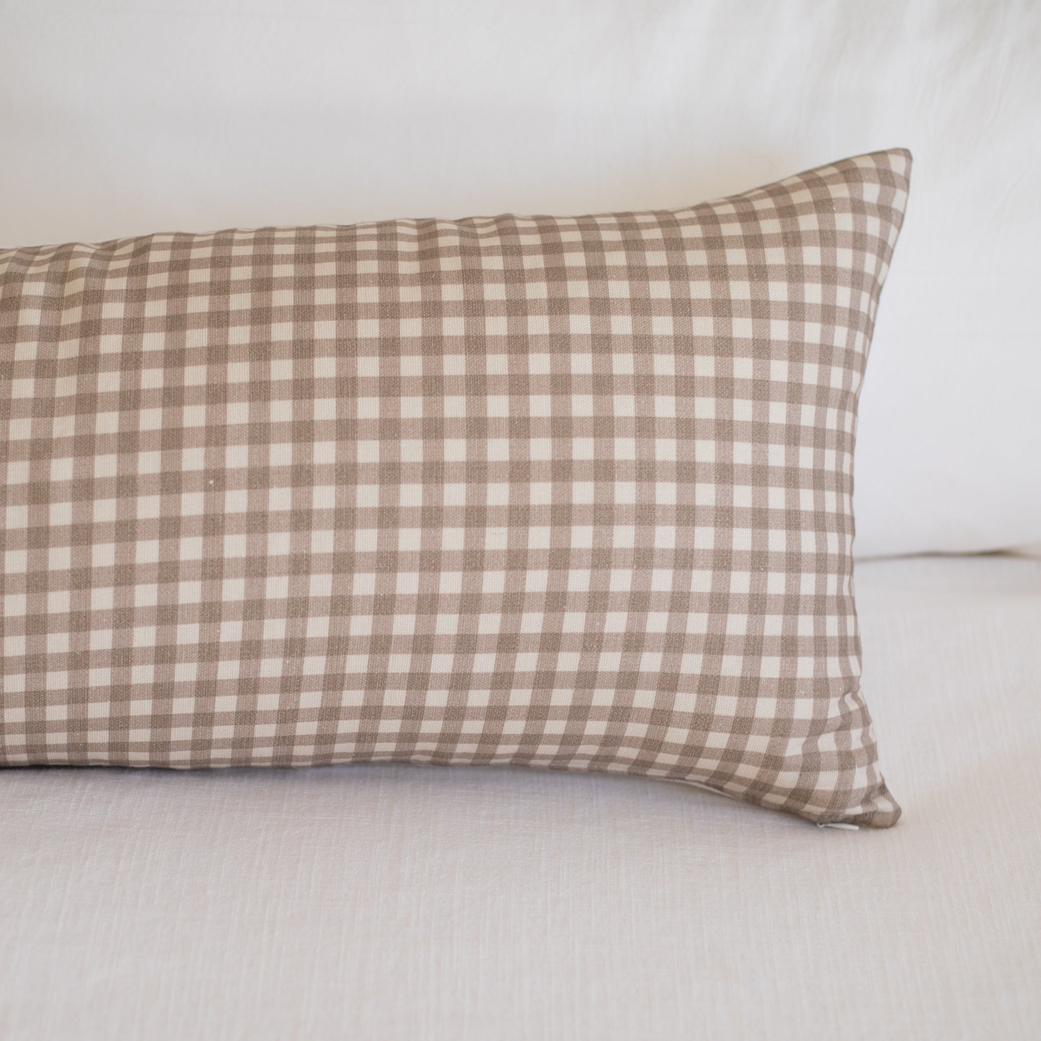 Tan Gingham - Lumbar - 12x20 | 12x40 - Image 9