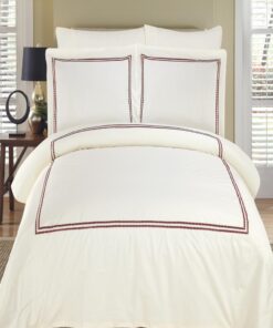 Embroidered Duvet Cover Sets - Maya