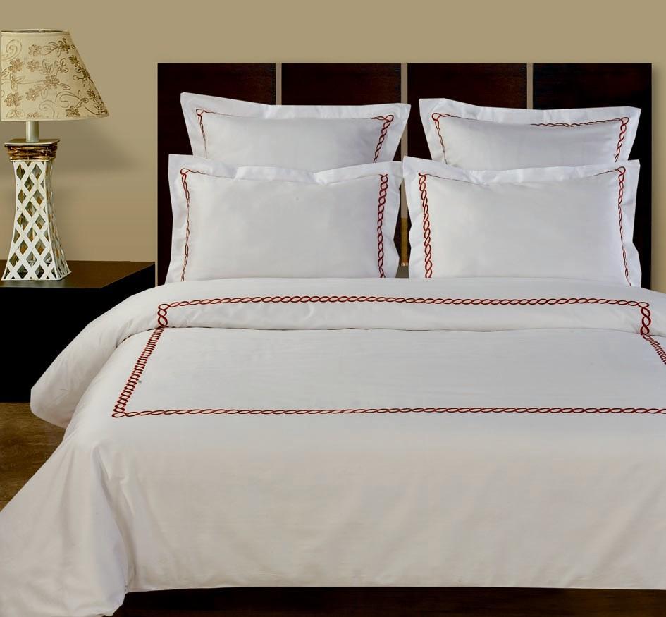 Embroidered Duvet Cover Set - Amy